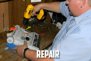 Floor equipment repair